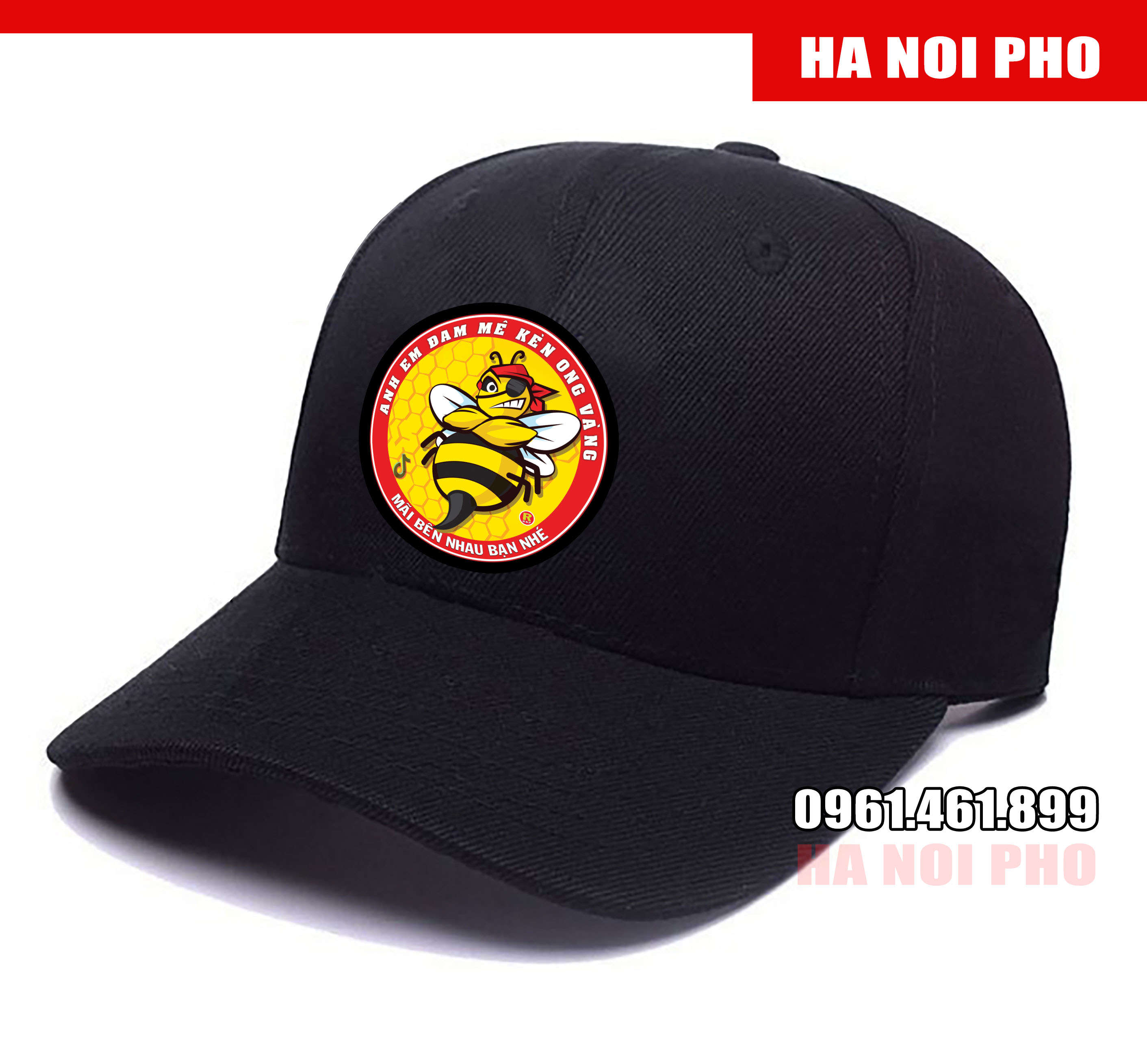 Mũ nón hội kèn ong vàng, ong trắng ba báo | hà nội phố xe tải