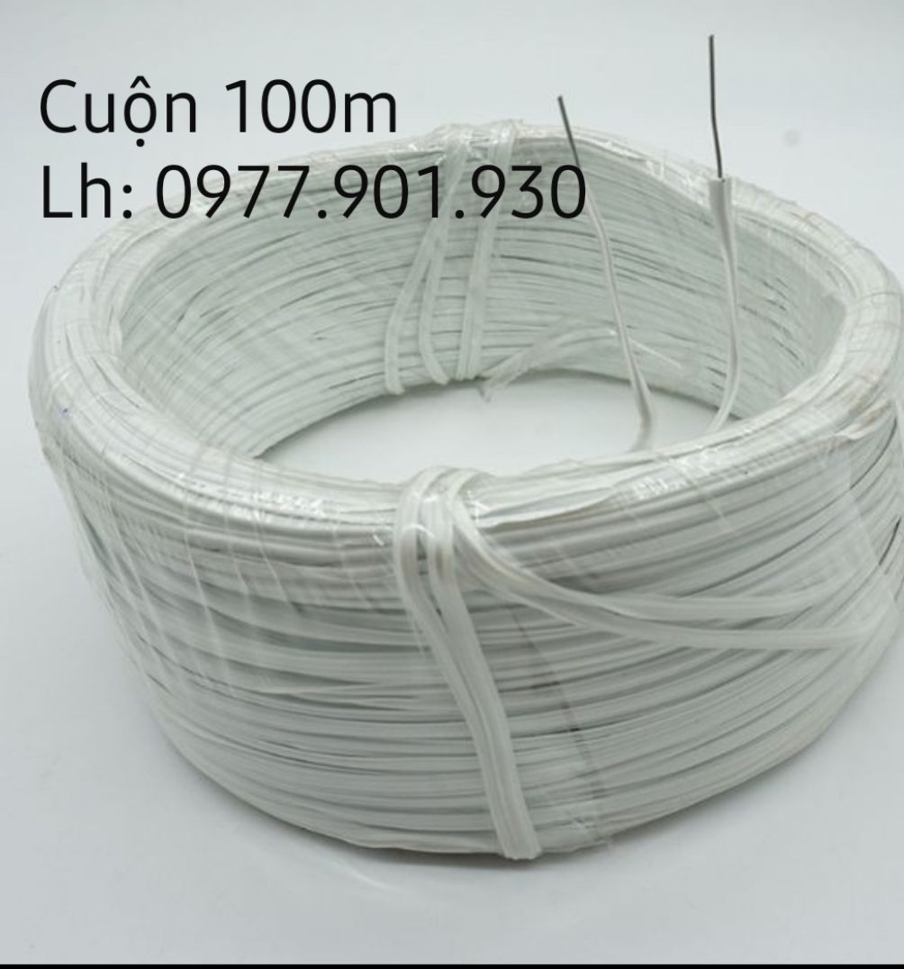Dây kẽm bọc nhựa, dây buộc cuộn 100m