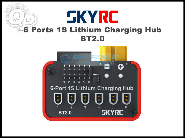 Skyrc 1S 6-Port Bt2.0 Charging Hub 6 Ports for B6 Neo Series for Remote Control Aircraft