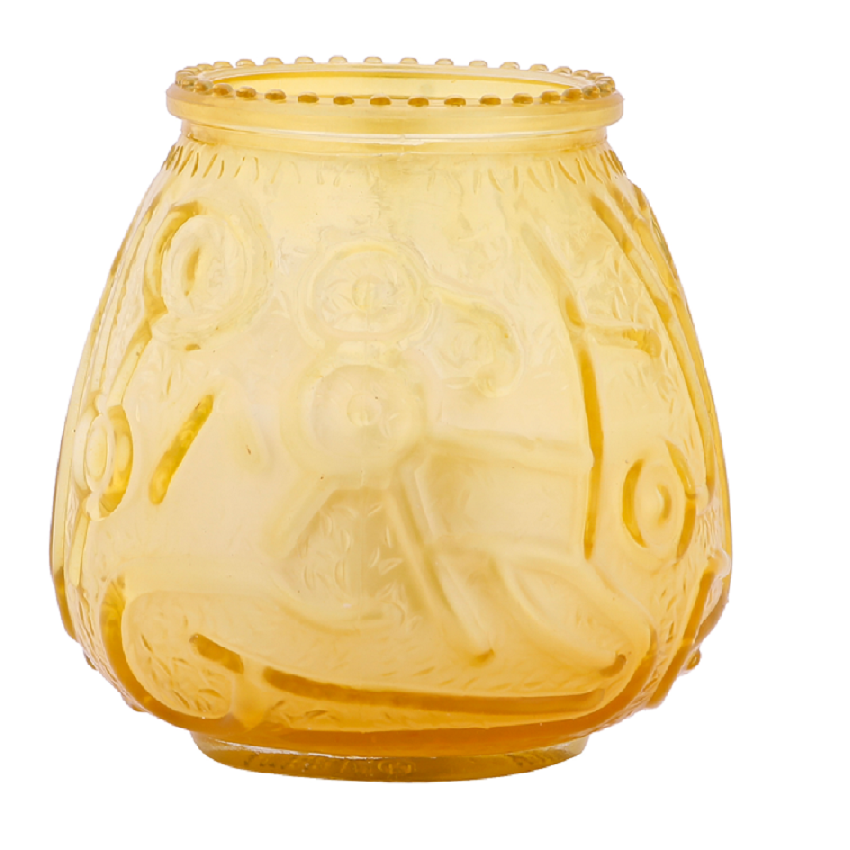 Eden Candle Ftramart Lotus-Shaped Scented Candle Jar , Available in 3 Sizes, Suitable for Outdoor Decoration as It Can Withstand Strong Winds.