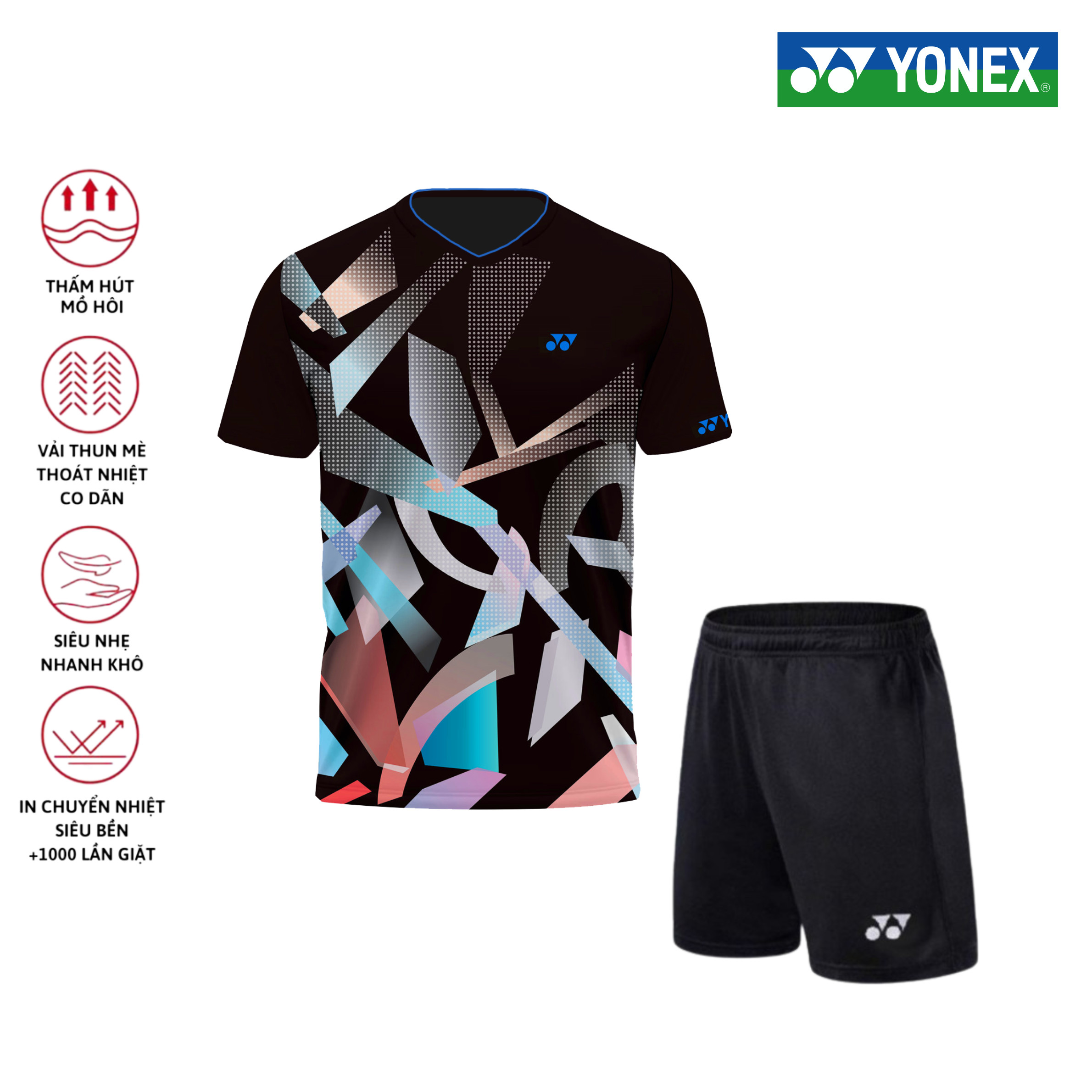Áo cầu lông, quần cầu lông Yonex chuyên nghiệp mới nhất sử dụng tập luyện và thi đấu cầu lông A541