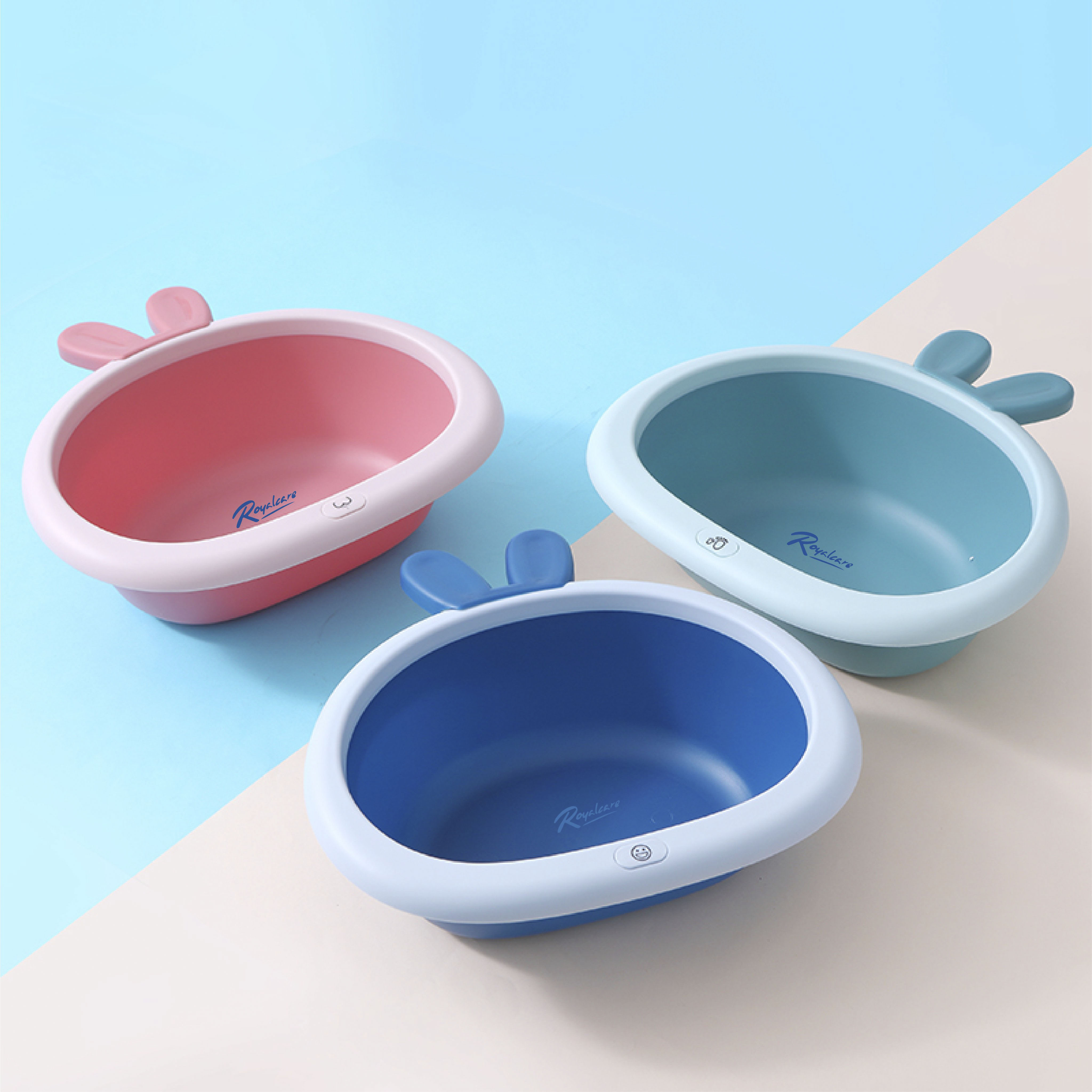 Chậu rửa mặt cho bé hình tai thỏ Royal care 0620-RC-8900.