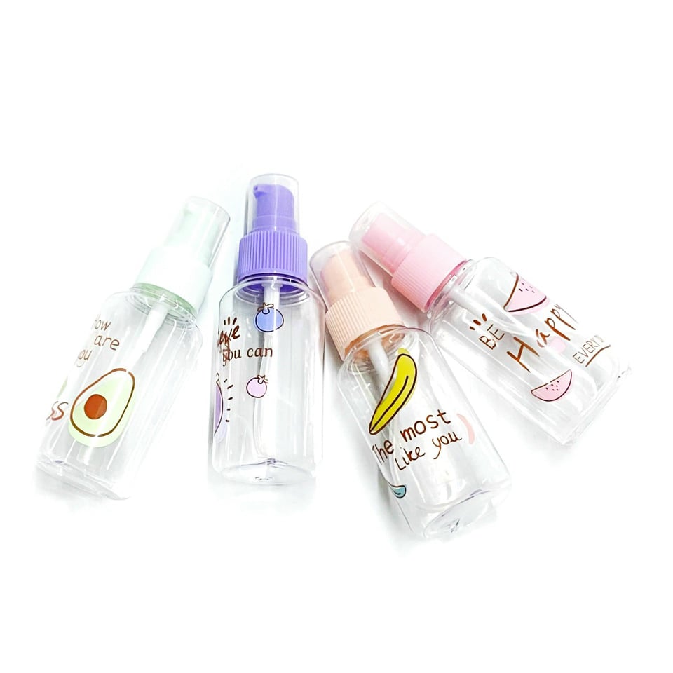 Chai chiết mỹ phẩm dạng xịt,chai xịt khuẩn mini nhựa 75ml