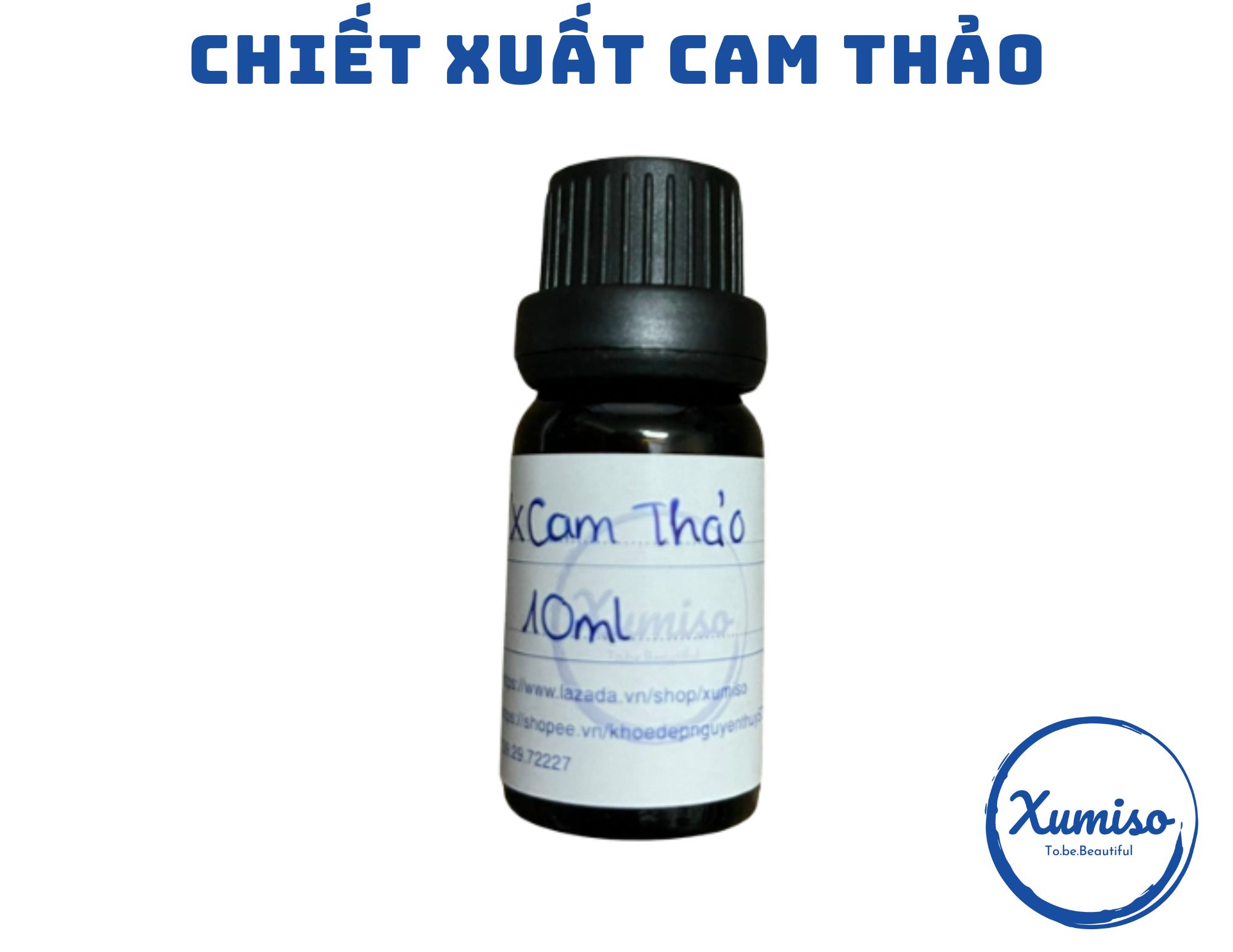 Chiết Xuất Cam Thảo - Licorice Extract - Chiết xuất mỹ phẩm - Xumiso - 10mL