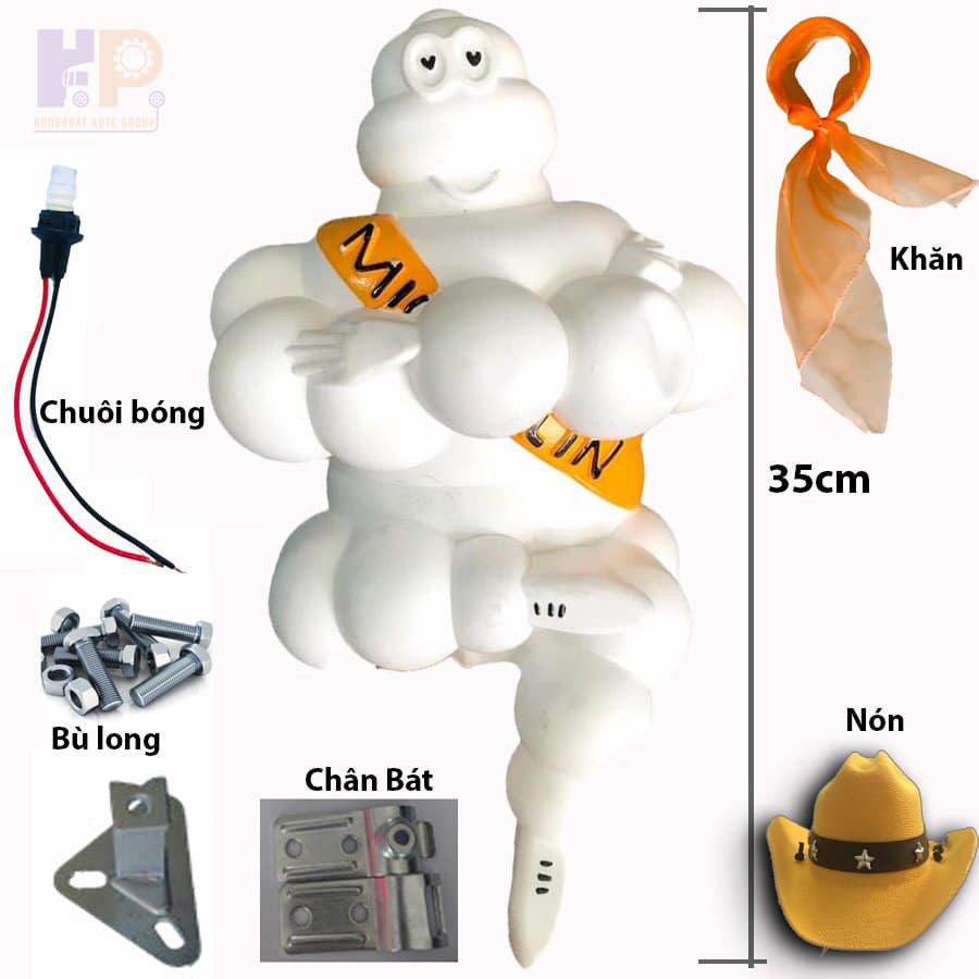[Giá hủy diệt] MICHELIN đầy đủ phụ kiện size 17 20 28 30 35 36 - Đèn Búp Bê Trang Trí Tải - Biểu Tượng May Mắn Cho Các Bác Tài 2022
