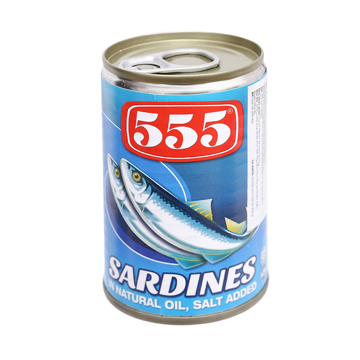 Cá mòi 555 ngâm dầu hộp 155g - sibmart - sm0451