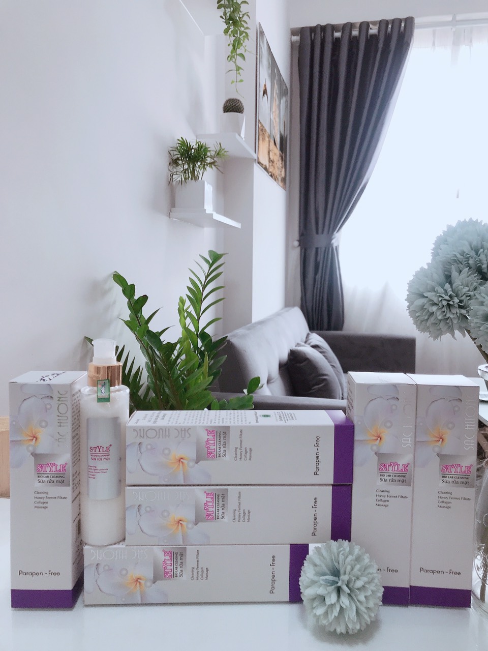 Sữa Rửa Mặt Sáng Da Ngừa Mụn SẮC HƯƠNG