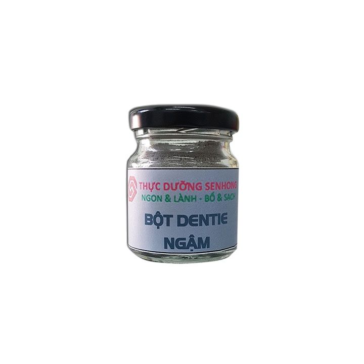 Bột dentie ngậm Bột than cuống cà tím muối lâu năm - HCM