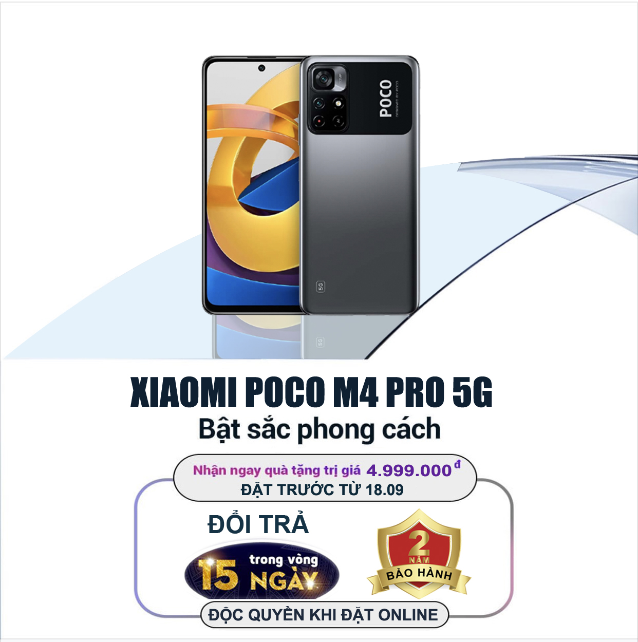 Xiaomi POCO M4 Pro 5G 6GB 128GB- chính hãng