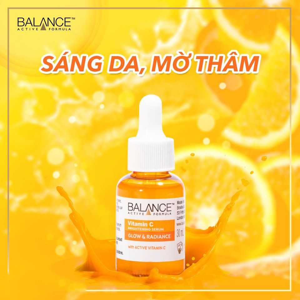 Tinh chất Balance Vitamin C Active Formula Serrum dưỡng sáng da 30ml