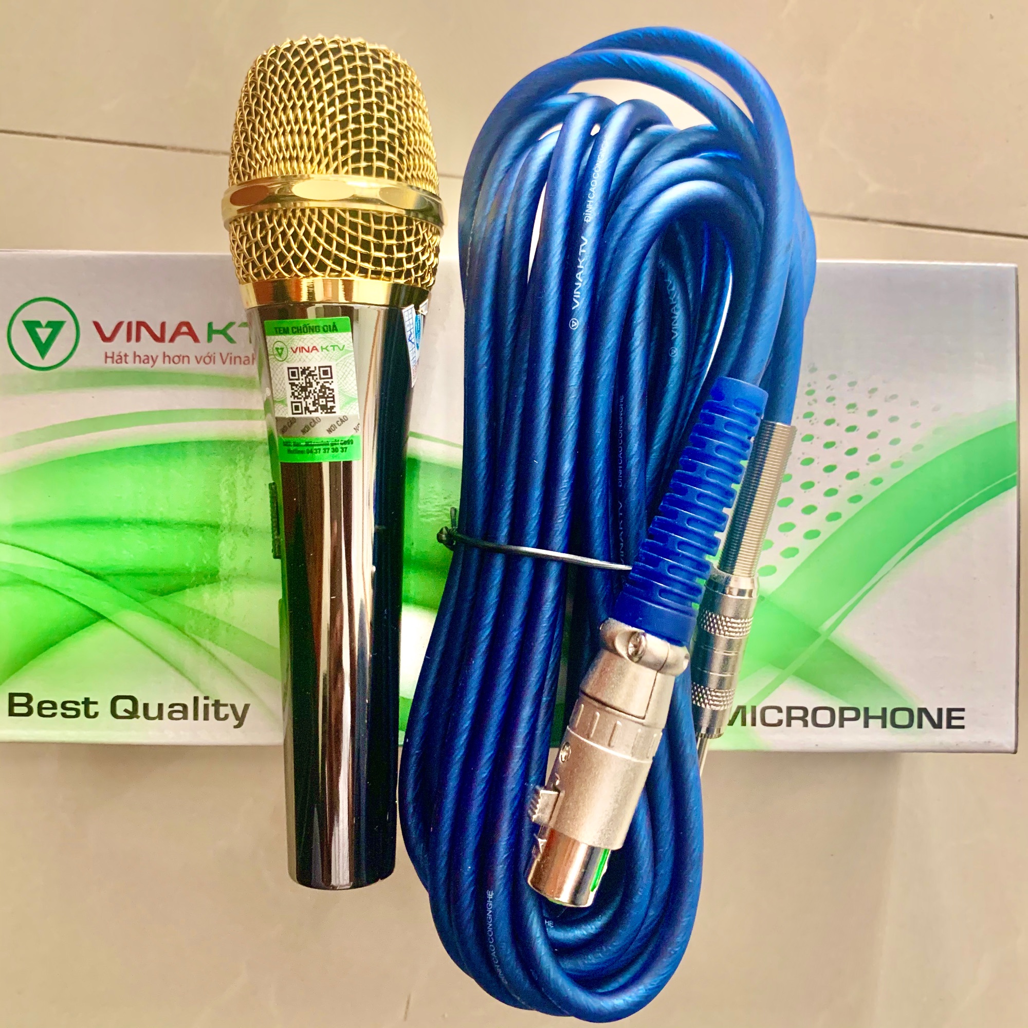 Micro có dây cao cấp VinaKTV 939 - Hàng chính hãng