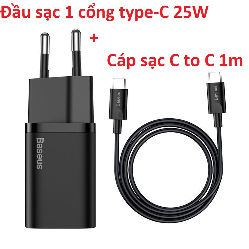 Bộ sạc nhanh 25w baseus super si cccjg25ce
