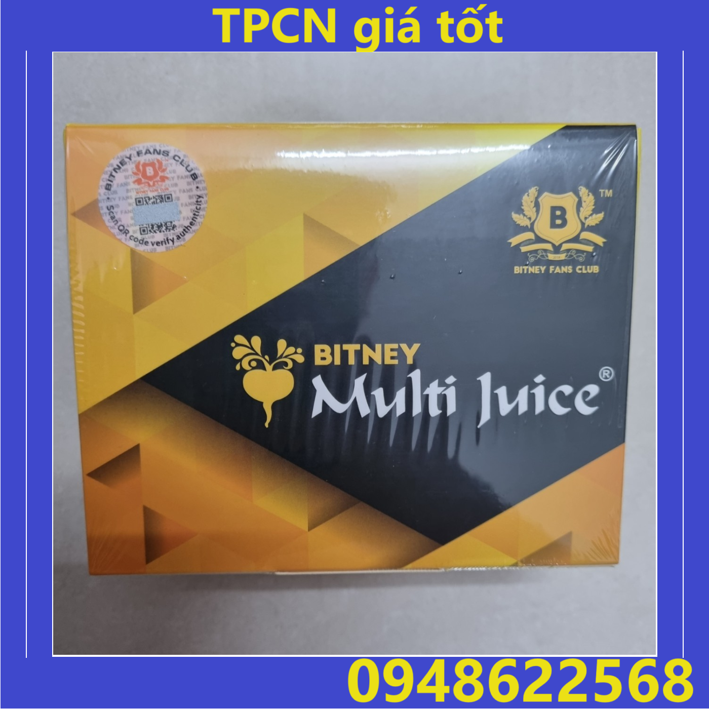 Multi Juice Bitney - Nhập khẩu Malaysia 1 hộp = 10 gói