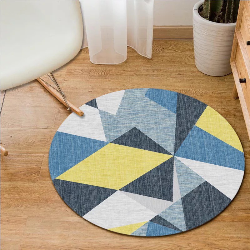 [HCM]Thảm Tròn Trang Trí Cao Cấp. Nhiều Mẫu Xinh Xắn .K.thước 1m4 (Chất liệu nhập khẩu)