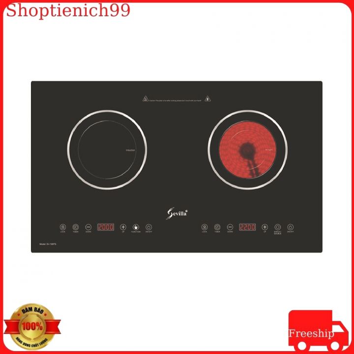 Bếp điện từ Sevilla SV-189TS Nhập Khẩu Chính Hãng Bếp Từ Điện Siêu Tiết Kiệm Bếp điện từ Sevilla SV-189TS Nhập Khẩu Chính Hãng Bếp Từ Điện Siêu Tiết Kiệm