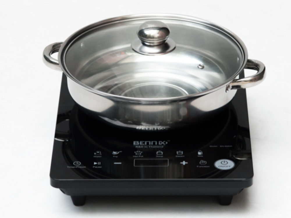 Bếp Điện Từ Bennix BN-666IH - Bếp Từ Đơn 2000W, Kính Cường Lực, Màu Đen