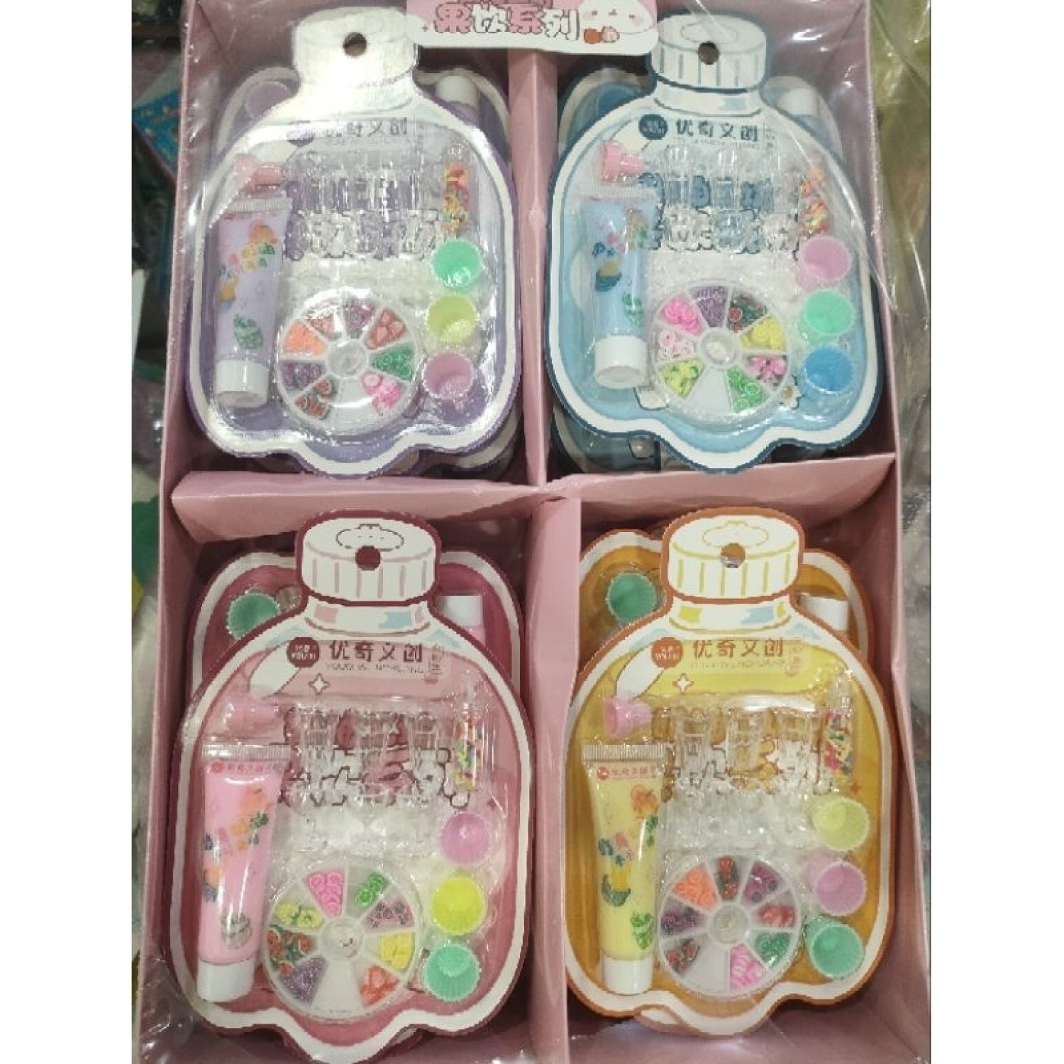 Set đồ chơi tự làm coktai mô phỏng kem ly mô hình