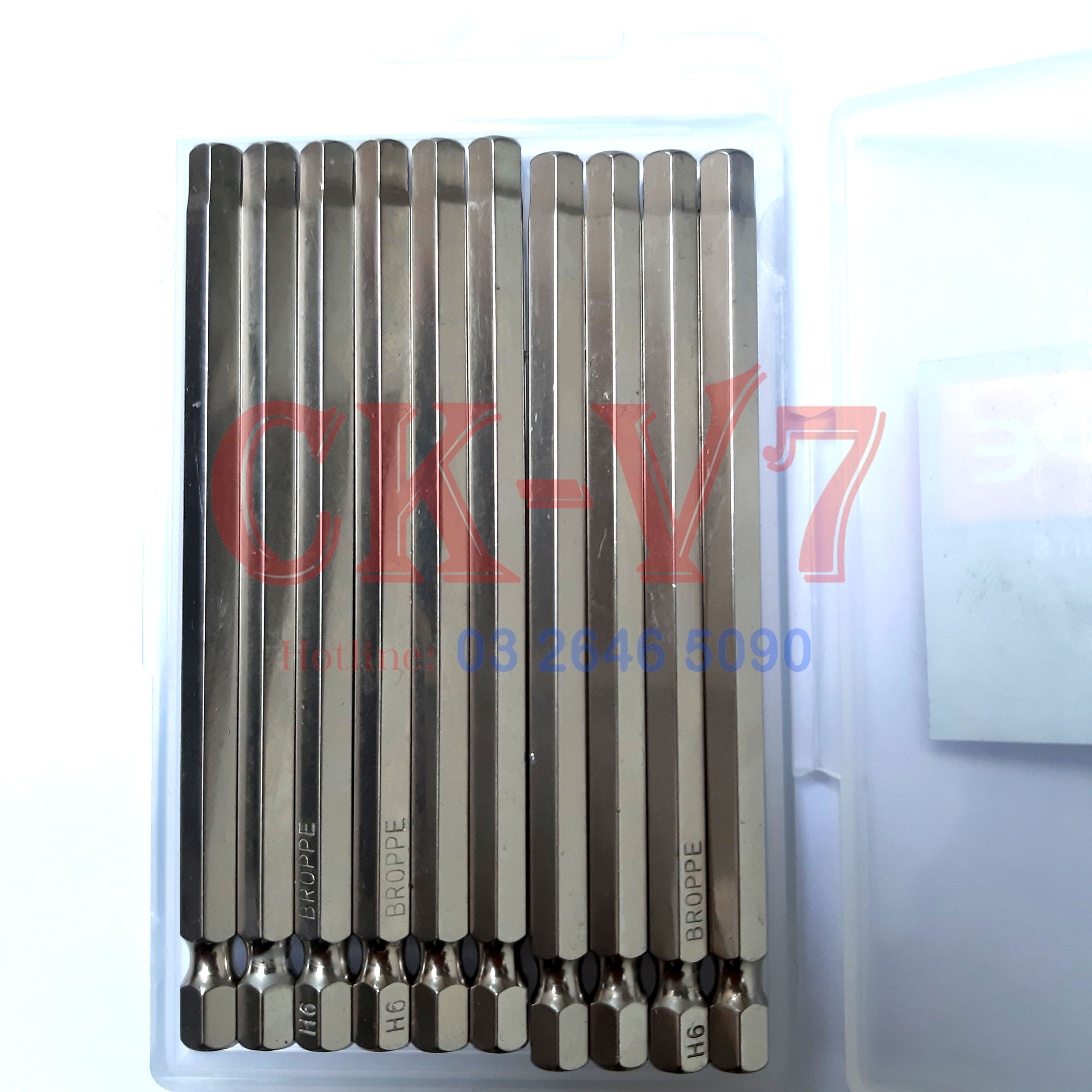 Lục giác H6 cho khoan và máy bắt vít - loại tốt