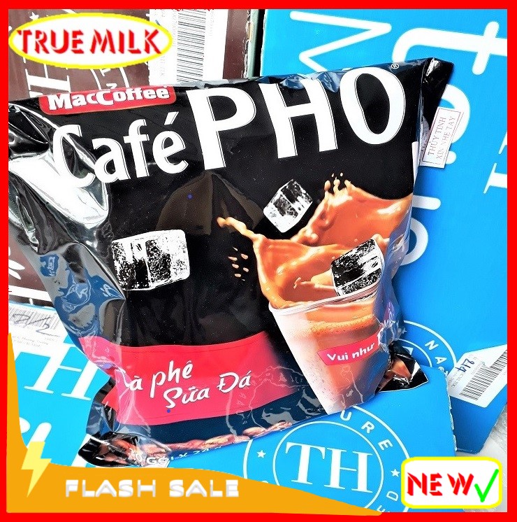 Cafe Pho 30gói x 24g - Ca Phê Phố - cafe sữa đá - MacCoffee - Cafe Phố 720g - cafe pho trueme truemilk truemenews LazadaTrueMe pho30
