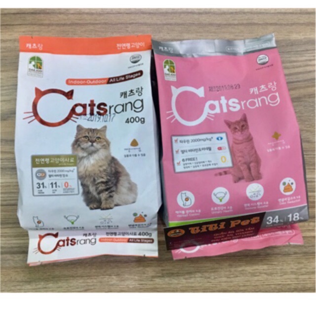 "Hoàn tiền đến 10%" THỨC ĂN CHO MÈO CATSRANG 400g