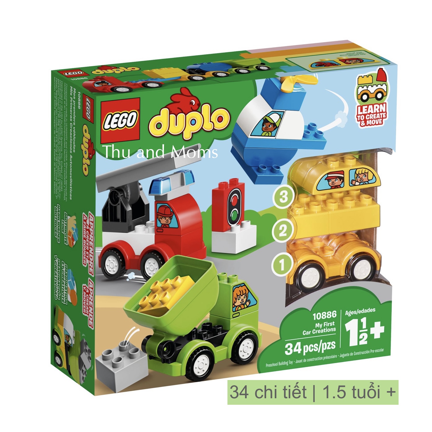 Lego duplo 10886 bộ sưu tập xe