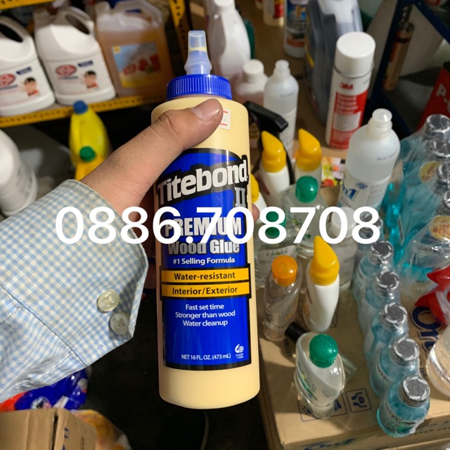 Keo Dán Ghép Gỗ Titebond Xanh 473Ml