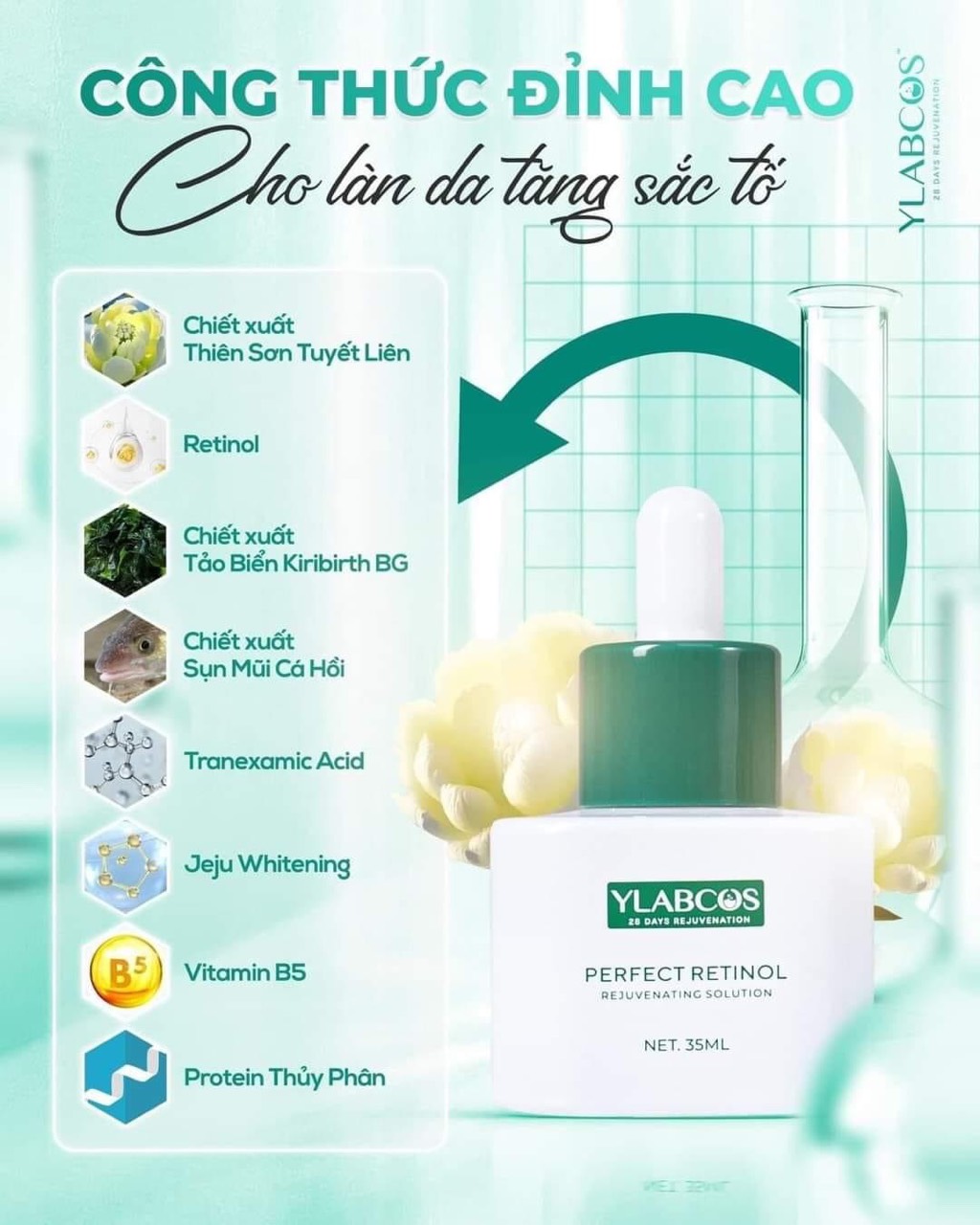 Serum retinol nội mô Dr.lacir 35ml