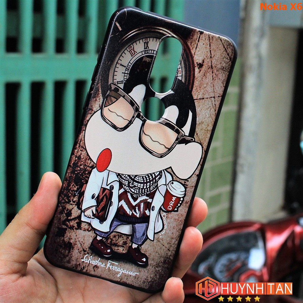 [HCM]Ốp lưng Nokia X6 2018 - 6.1 Plus dẻo đen in 3D nổi (hình cậu bé bút chì ) chất lượng đảm bảo an toàn đến sức khỏe người sử dụng cam kết hàng đúng mô tả