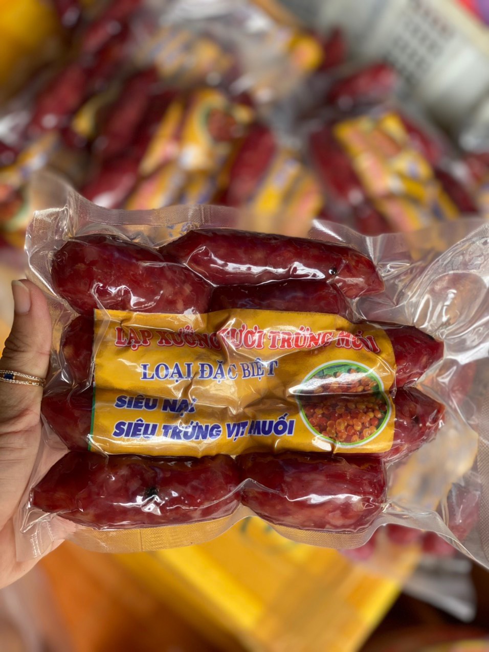 Lạp xưởng trứng muối Cai Lậy gói 500gr