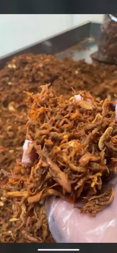 300gram KHÔ HEO CHÁY TỎI mềm dai, thơm ngon vị đậm đà