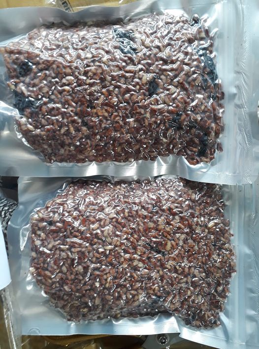 Cốm gạo lứt sấy rong biển túi 250gr