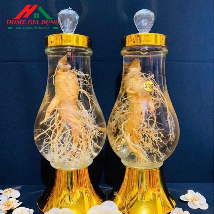 Bình ngâm sâm thủy tinh cao cấp phú hòa 2,25 lít