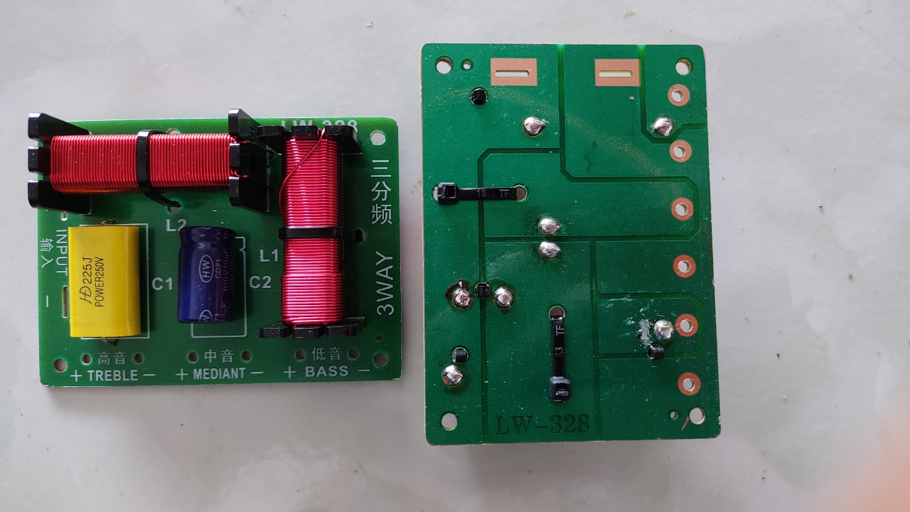 Mạch phân tần lw 328 - 1 bass -1 trung -1 treble - phân tần loa - giá 2 mạch