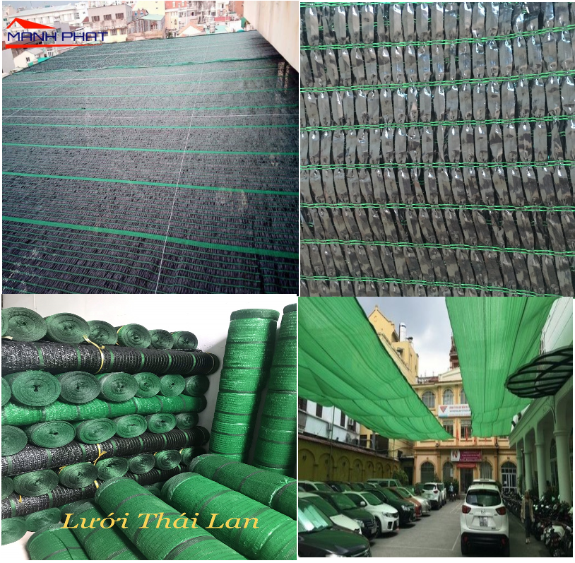 Lưới che nắng Thái Lan 2m x 50m ( 100m2)-Lưới Mạnh Phát