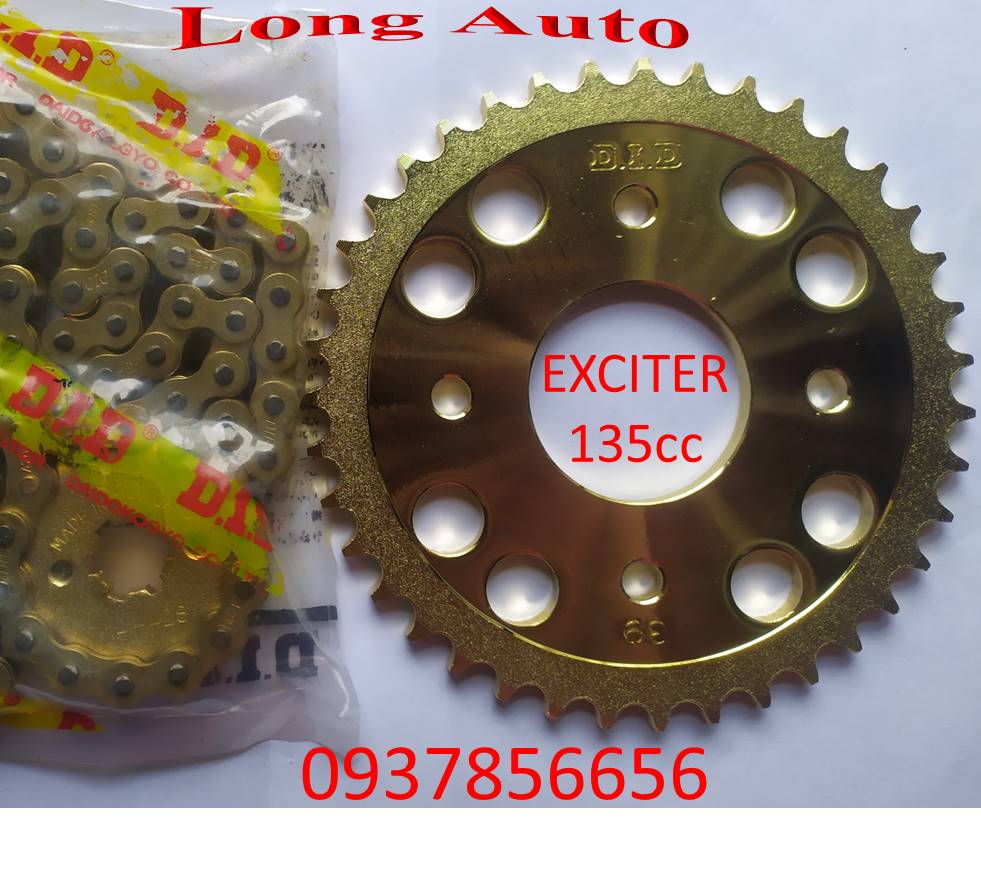 NHÔNG SÊN DĨA 10 LY VÀNG EXCITER 135 5 SỐ