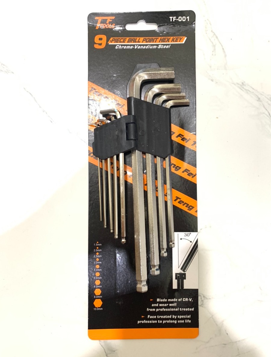 Bộ lục giác đầu bi đa năng 9 món / bộ lục lăng / bo luc giac / bộ lục giác xịn / bộ lục giác