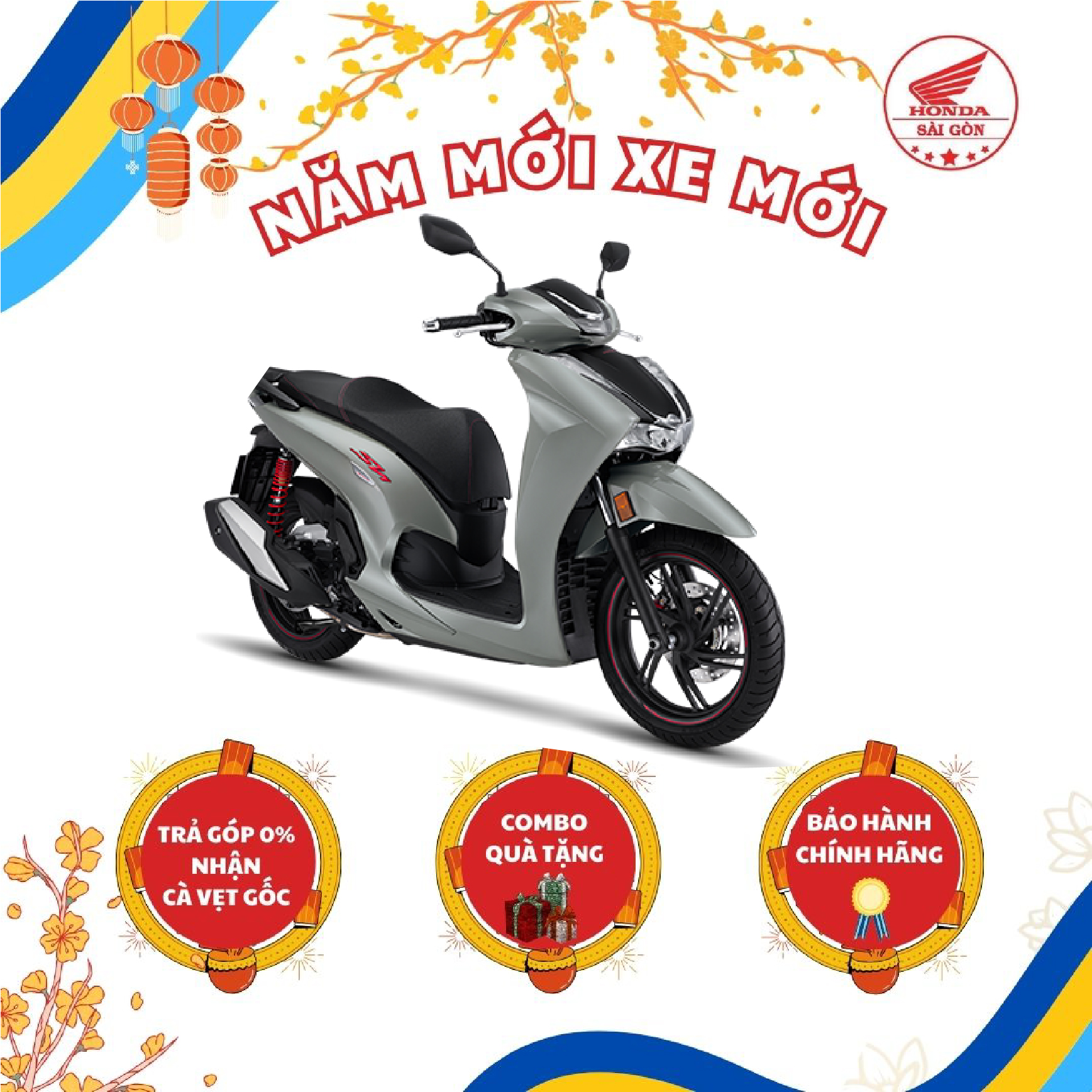 [HCM][Xe máy trả góp 0%]  Xe Máy Honda SH 350i - Phiên Bản Thể Thao - 2024