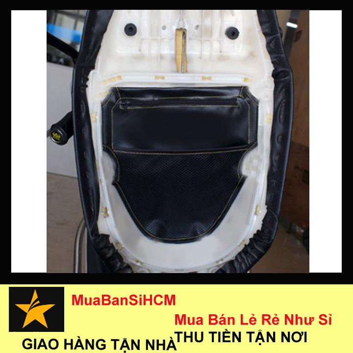 [HCM]Túi da gắn cóp xe máy để vật dụng túi da PU Xe Máy Xe Tay Ga cho yên xe SUHA SH 0679