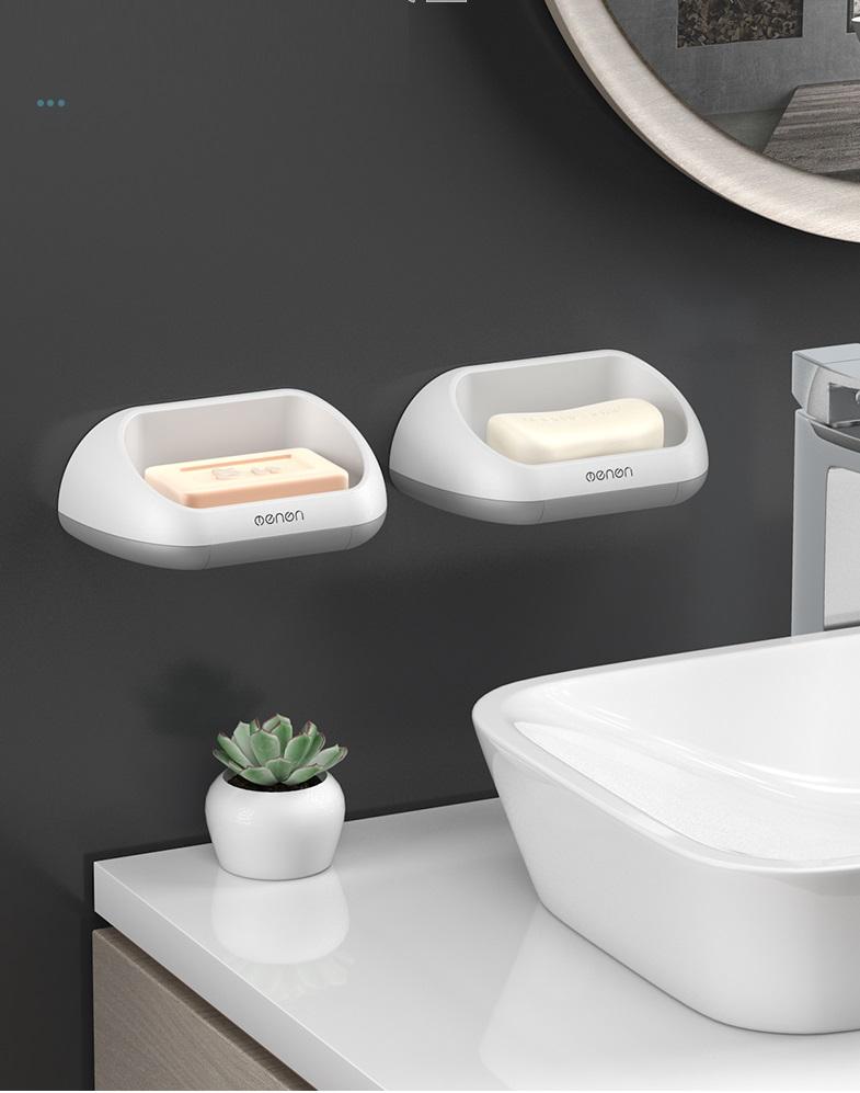 Khay Đựng Xà Bông OENON chất liệu nhựa ABS cao cấp lắp đặt dán tường nhà tắm