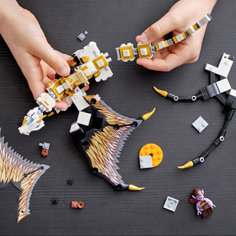 Lego ninjago rồng thần 7181đồ chơi ninja lắp ghép 371 pcs nhựa abs nguyên bộ an toàn chi tiết