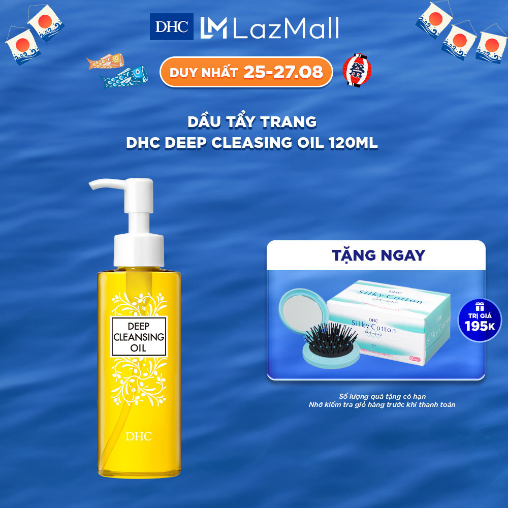 Dầu tẩy trang Olive DHC Deep Cleansing Oil làm sạch sâu, giữ ẩm cho da 120ml