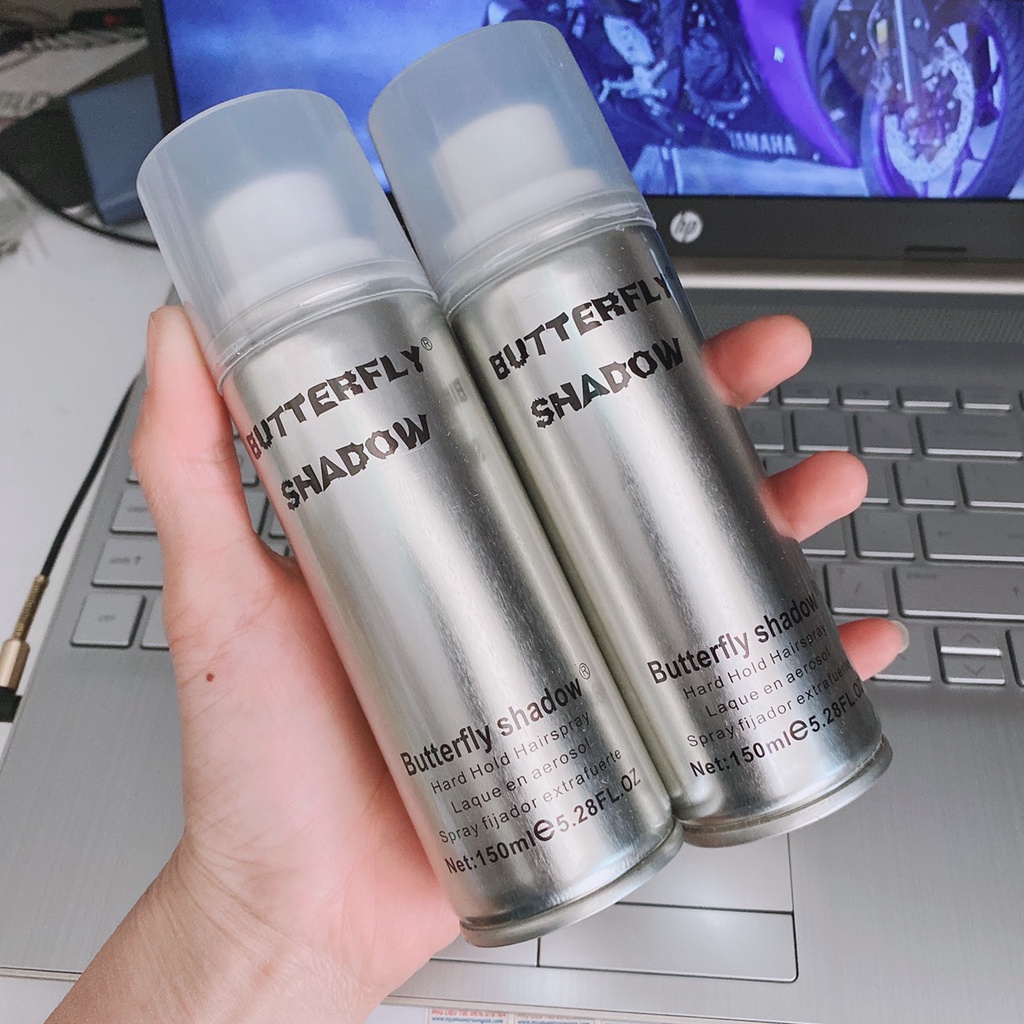 Keo xịt tóc giữ nếp Siêu Lâu Butterfly Shadow 150ml