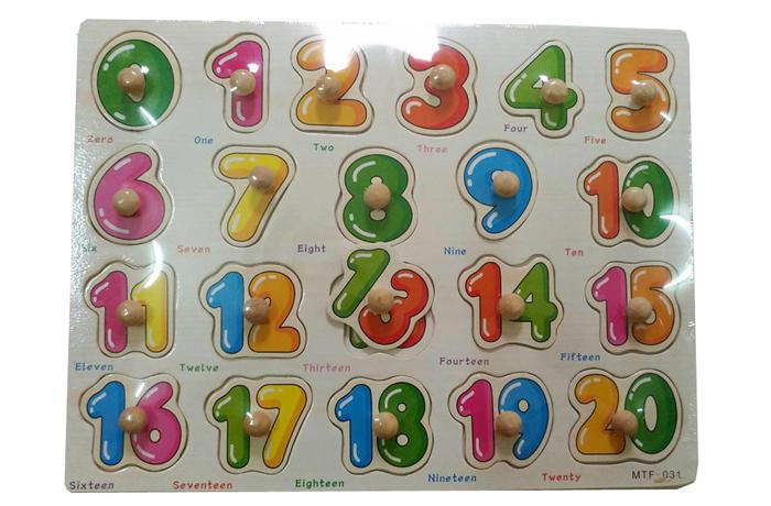 Bảng số có núm gỗ ba101