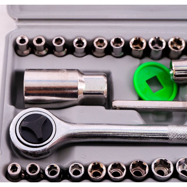 ⚡ Siêu Khủng ⚡ Bộ Đồ Nghề Sửa Chữa 40 món - AIWA Bộ Dụng Cụ Sửa Chữa Ô Tô Và Xe Máy Gồm 39 Dụng Cụ V