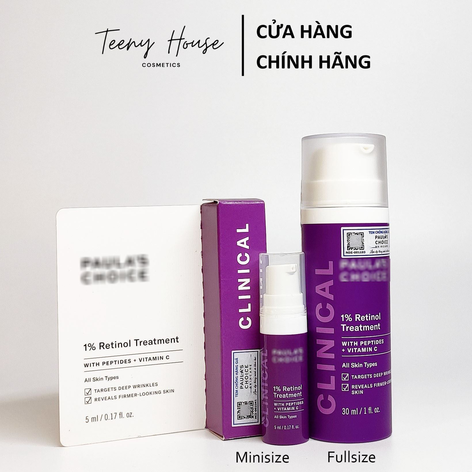 Tinh chất chống lão hóa PC Clinical 1% Retinol