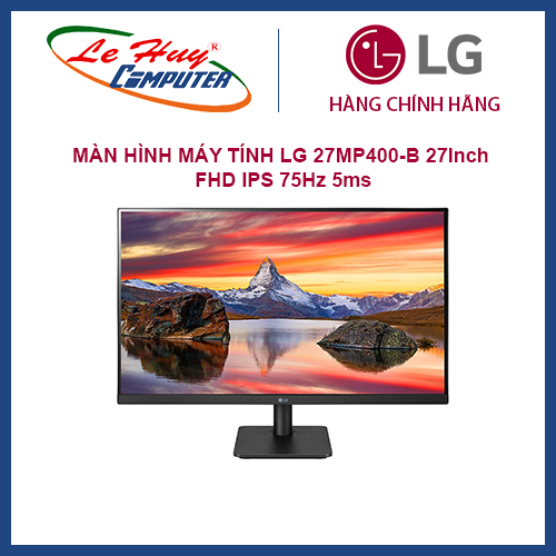 Màn hình máy tính lg 27mp400-b 27inch fhd ips 75hz 5ms