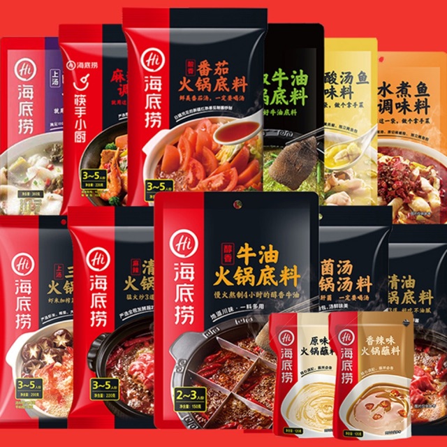 Gia vị lẩu haidilao thượng hạng cốt lẩu haidilao hot pot đủ vị