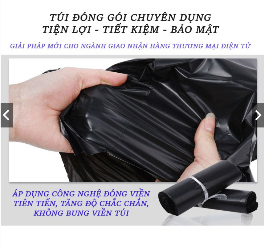 01 kg túi bóng đen đựng rác , túi nilon đen gói hàng loại 20kg