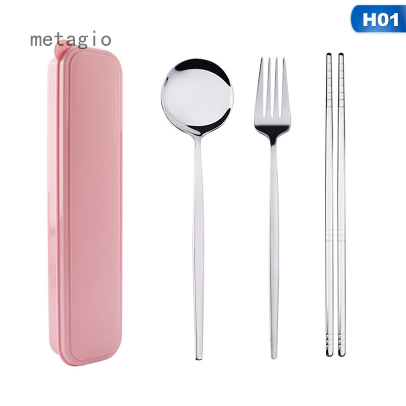 Bộ Đồ Ăn Tối Metagio Dao Kéo Bộ Đồ Ăn Bằng Thép Không Gỉ Muỗng Nĩa Bộ Đồ Ăn Có Hộp Dụng Cụ Ăn Tối Phương Tây