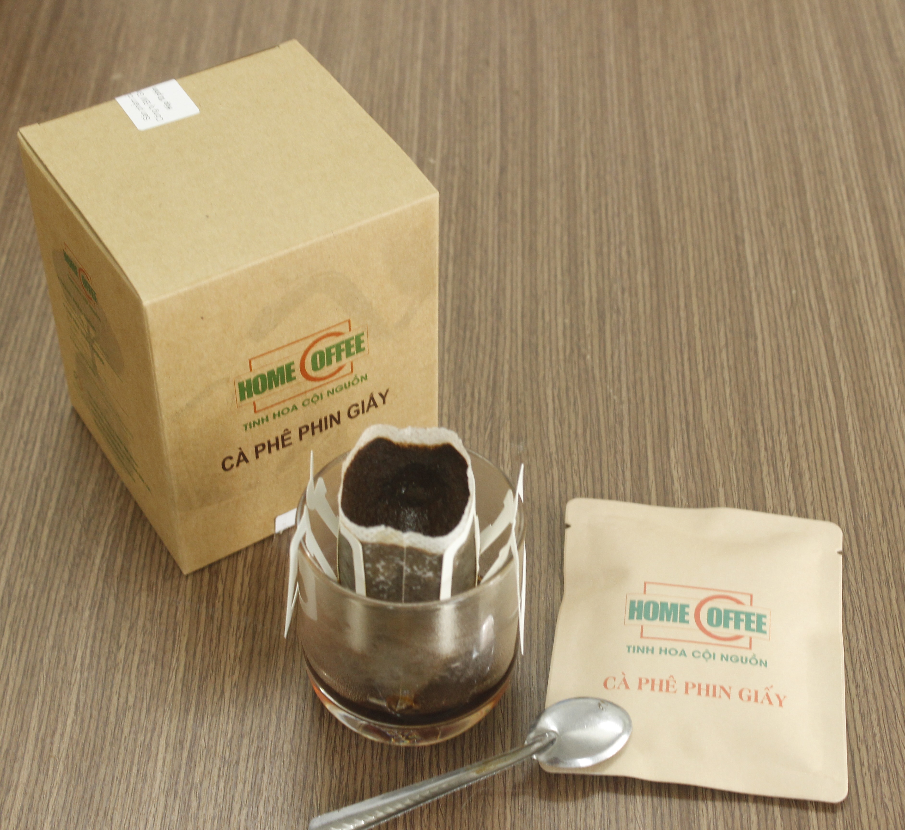 Drip coffee, cà phê phin giấy của home coffee, cà phê sạch, cà phê nguyên chất, cà phê buôn ma thuột, 100% từ hạt cà phê